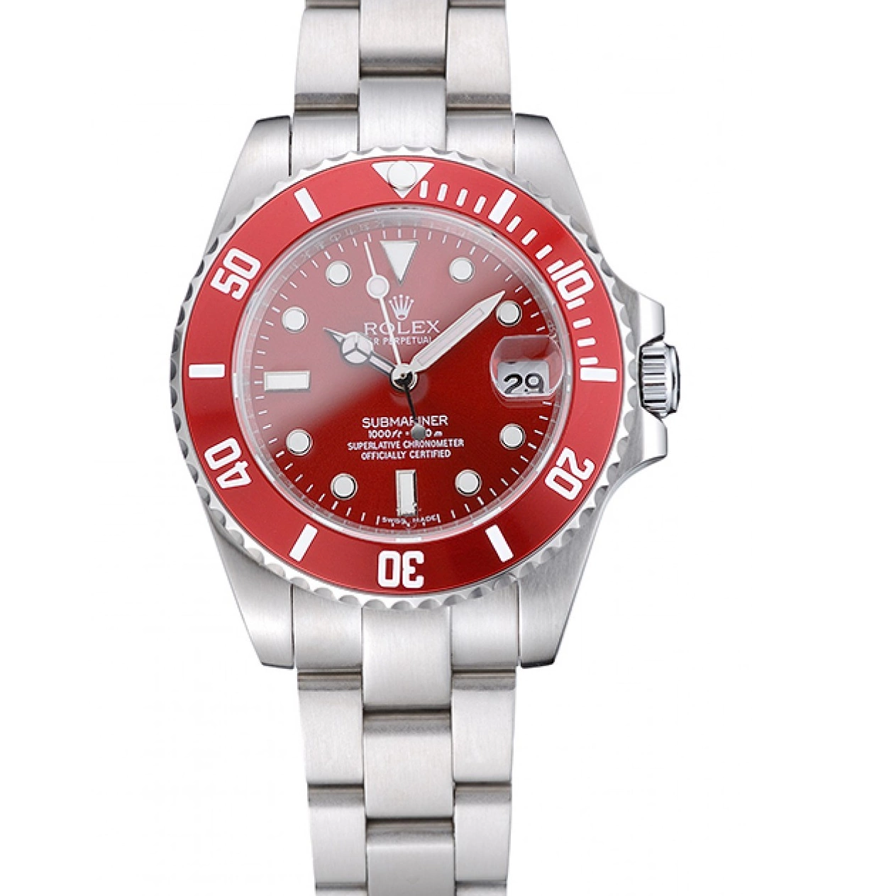 Rolex 1454154 Bracelet Red Stainless Steel Dial Submariner 0821